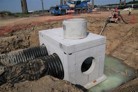 junction box for french drains|precast concrete junction boxes.